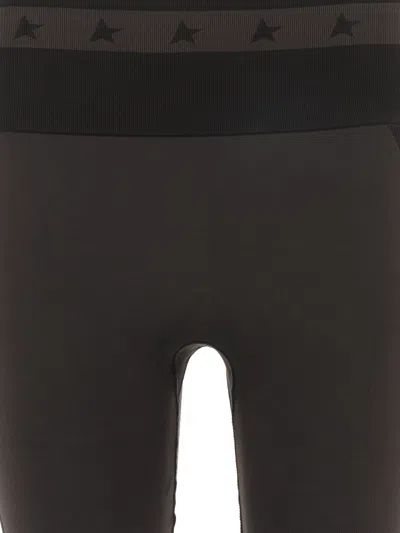 Golden Goose Star Patterned Legging In Black