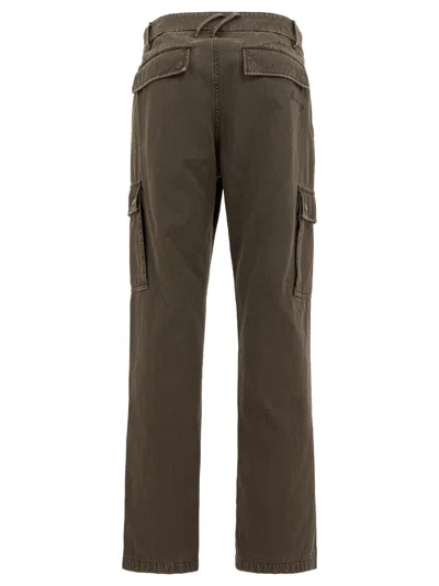 Burberry Cargo Trousers With Belt Loops And Stitch Detailing