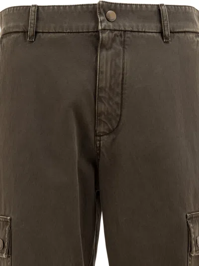 Burberry Cargo Trousers With Belt Loops And Stitch Detailing