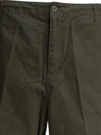 Carhartt Utility Trousers With Cargo And Side Pockets In Green