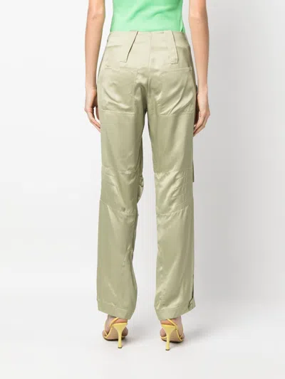 Fendi Green Viscose Trousers