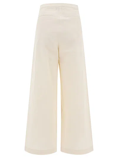 Theloom Pleated Wide-leg Pants In Neutral