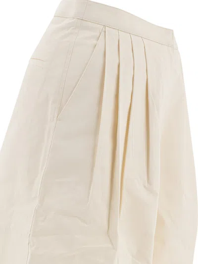 Theloom Pleated Wide-leg Pants In Neutral