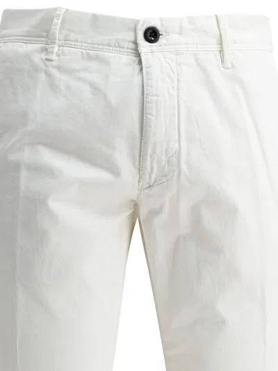 Incotex Slacks Straight-leg Casual Pants In White