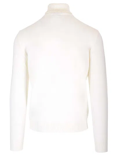 Ballantyne Turtleneck Sweater Knitwear White