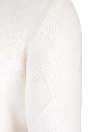 Ballantyne Turtleneck Sweater Knitwear White