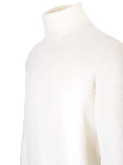 Ballantyne Turtleneck Sweater Knitwear White