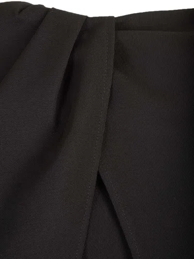 Off-white Twist Skirts Black In Black
