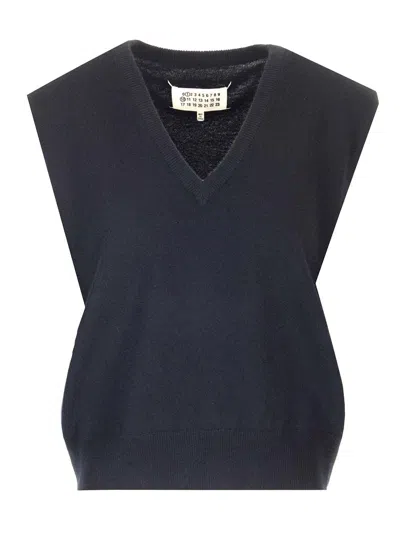 Maison Margiela V-neck Knitted Vest