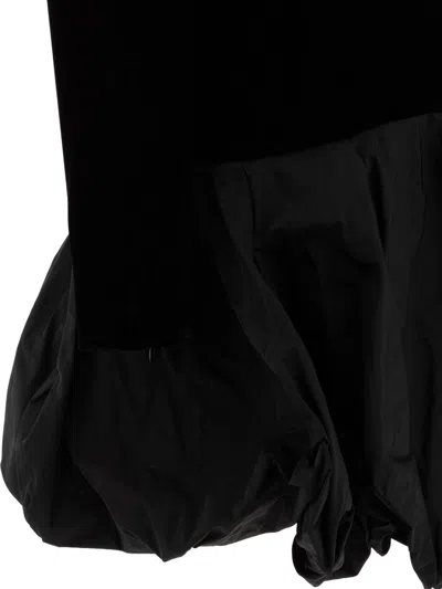 Max Mara Velvet Osso In Black