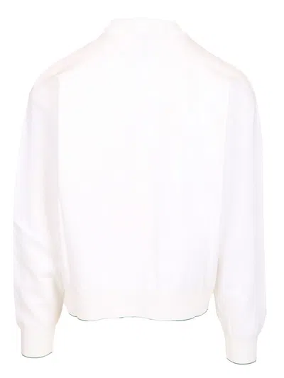 Jacquemus Venice Embroidered Sweatshirt In White