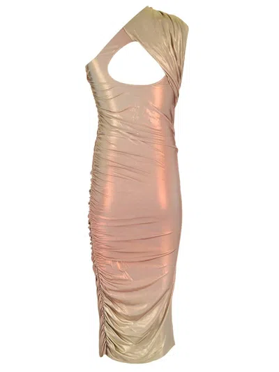 Rick Owens Amira Asymmetric Midi Dress