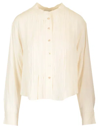 Isabel Marant Viscose Shirt Tops Beige In Neutral