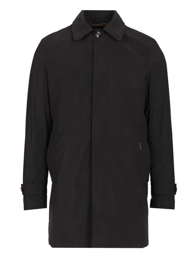 Moorer Vittor-kn Button-up Jacket In Black