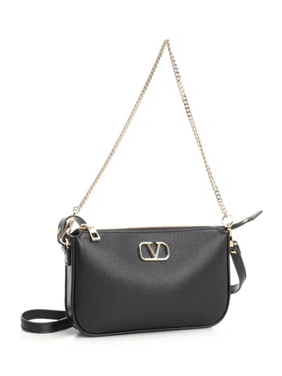 Valentino Vlogo Handbags Black