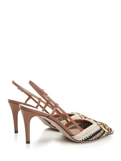 Valentino Vlogo Signature Slingback Pumps