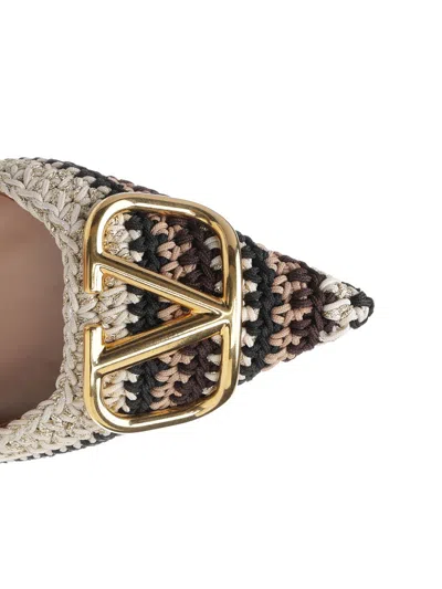 Valentino Vlogo Signature Slingback Pumps
