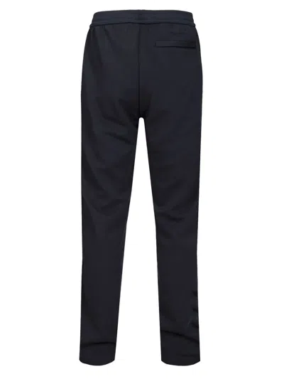Adidas Originals Adidas X Wales Bonner Navy Blue Activewear Pants With Elasticized Waistband In Black