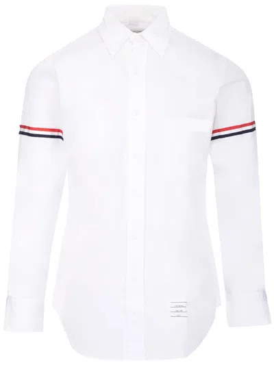 Thom Browne Oxford Grosgrain Long-sleeved Shirt