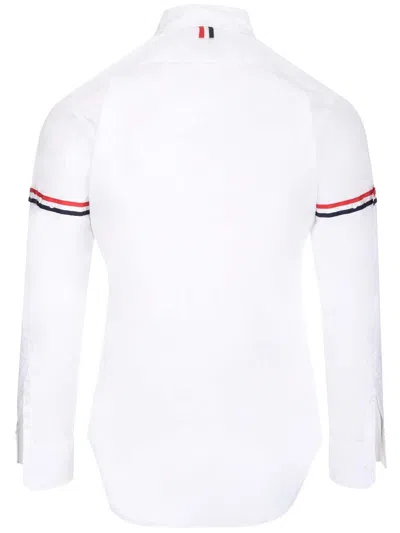 Thom Browne Oxford Grosgrain Long-sleeved Shirt