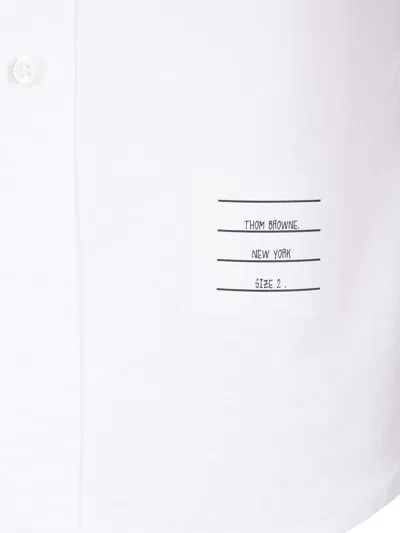 Thom Browne Oxford Grosgrain Long-sleeved Shirt
