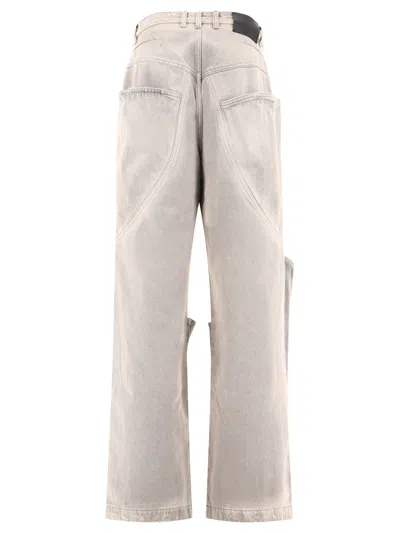 Attico Washed Wide-leg Jeans