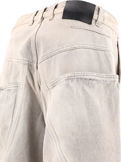 Attico Washed Wide-leg Jeans