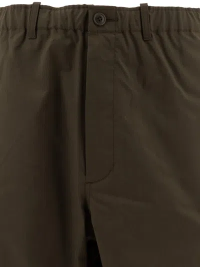 Goldwin Wool Blend Twill Trousers Green