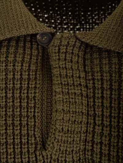Tagliatore Long-sleeved Sweater In Green