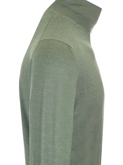 Mauro Ottaviani Wool Turtleneck Wish Knitwear Green
