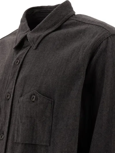 Engineered Garments Regular Fit Flannel Shirt For Men In Black