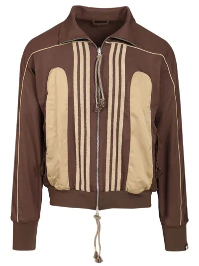 Adidas X Song For The Mute Woven Jacket Adidas Song For The Mute Coats Brown In Brown