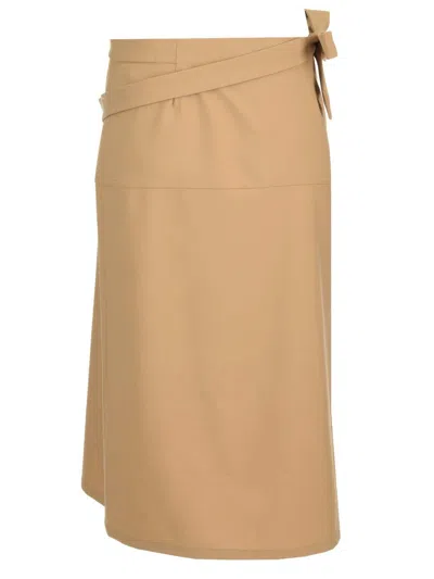 Marni Wrap Skirt Skirts Beige