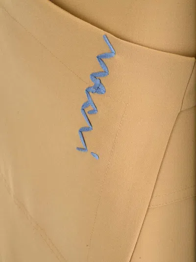 Marni Wrap Skirt Skirts Beige