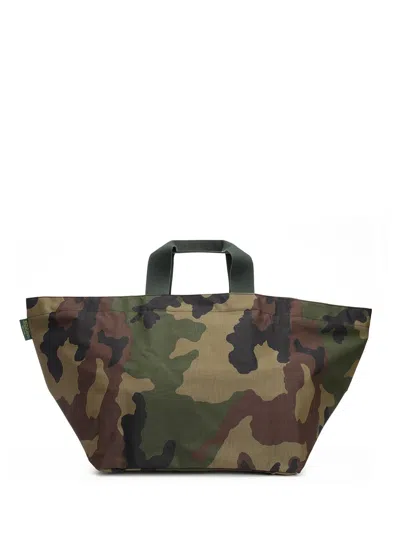 Herve Chapelier Xl Square Bottom Travel Bag Handbags Camouflage