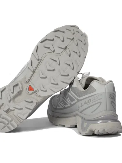 Salomon Mesh Sneakers Breathable Padded Collar In Gray