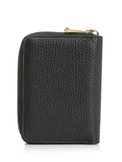 Versace Zip Around Wallet L Calf Leather