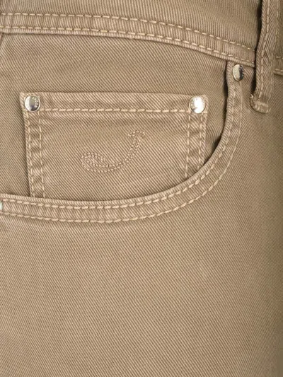 Jacob Cohen Slim Fit Bard Jeans In Brown