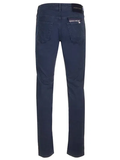 Jacob Cohen Nick Slim Trousers In Blue