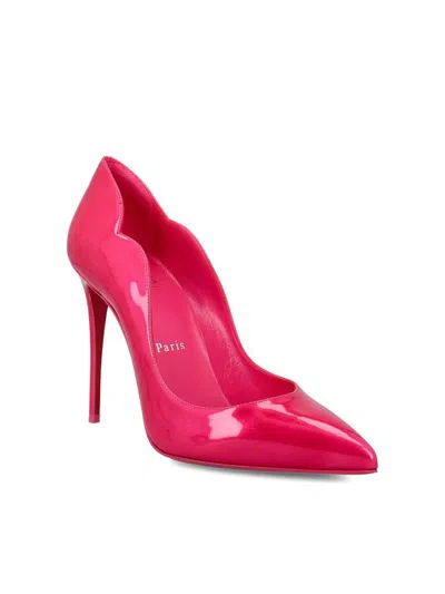 Christian Louboutin Hot Chick 110 Patent Leather Pumps In Red