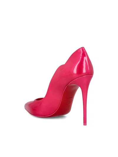 Christian Louboutin Hot Chick 110 Patent Leather Pumps In Red