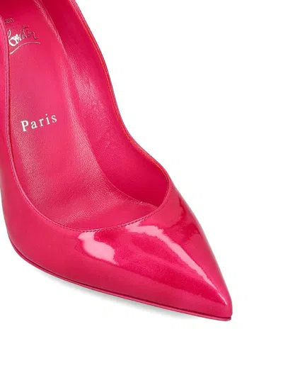 Christian Louboutin Hot Chick 110 Patent Leather Pumps In Red