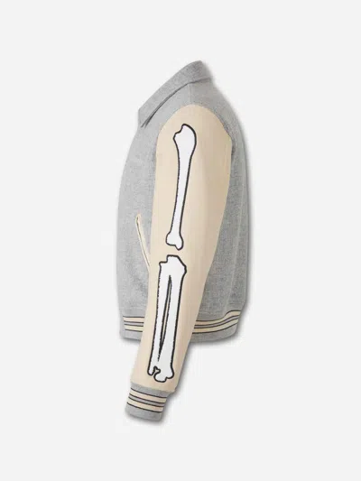 Amiri Contrasting-sleeve Bomber Jacket