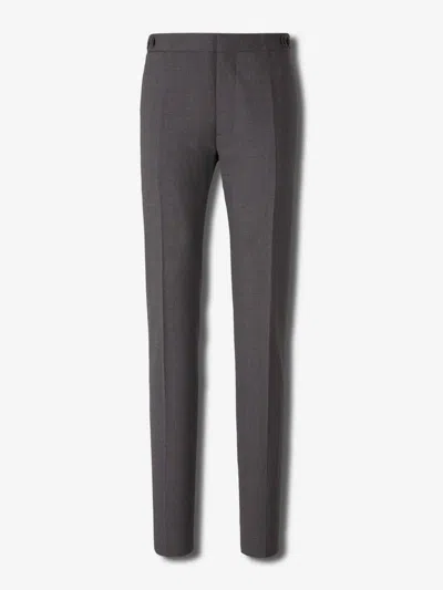 Dsquared2 Straight Wool Suit In Gray
