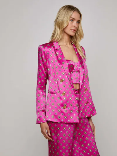 L Agence Colin Blazer In Pink