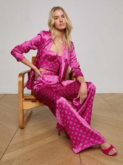 L Agence Colin Blazer In Pink