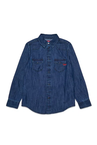 Diesel C-eko Shirt In Blue