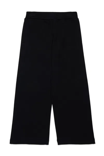 Marni Pantaloni In Felpa Con Apertura Laterale In Black