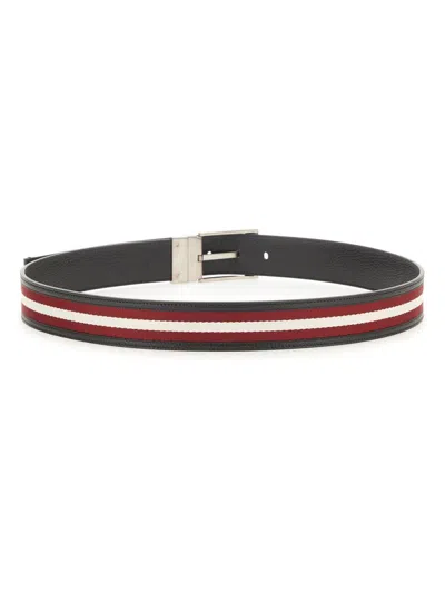 Bally "shiffie" Belt In Neutral