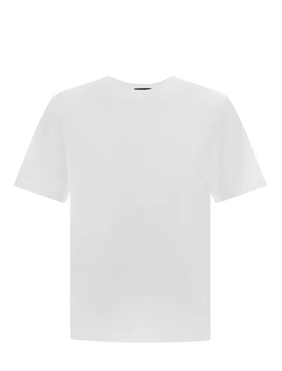 Herno Regular Fit Short Sleeve Crew Neck T-shirt In White